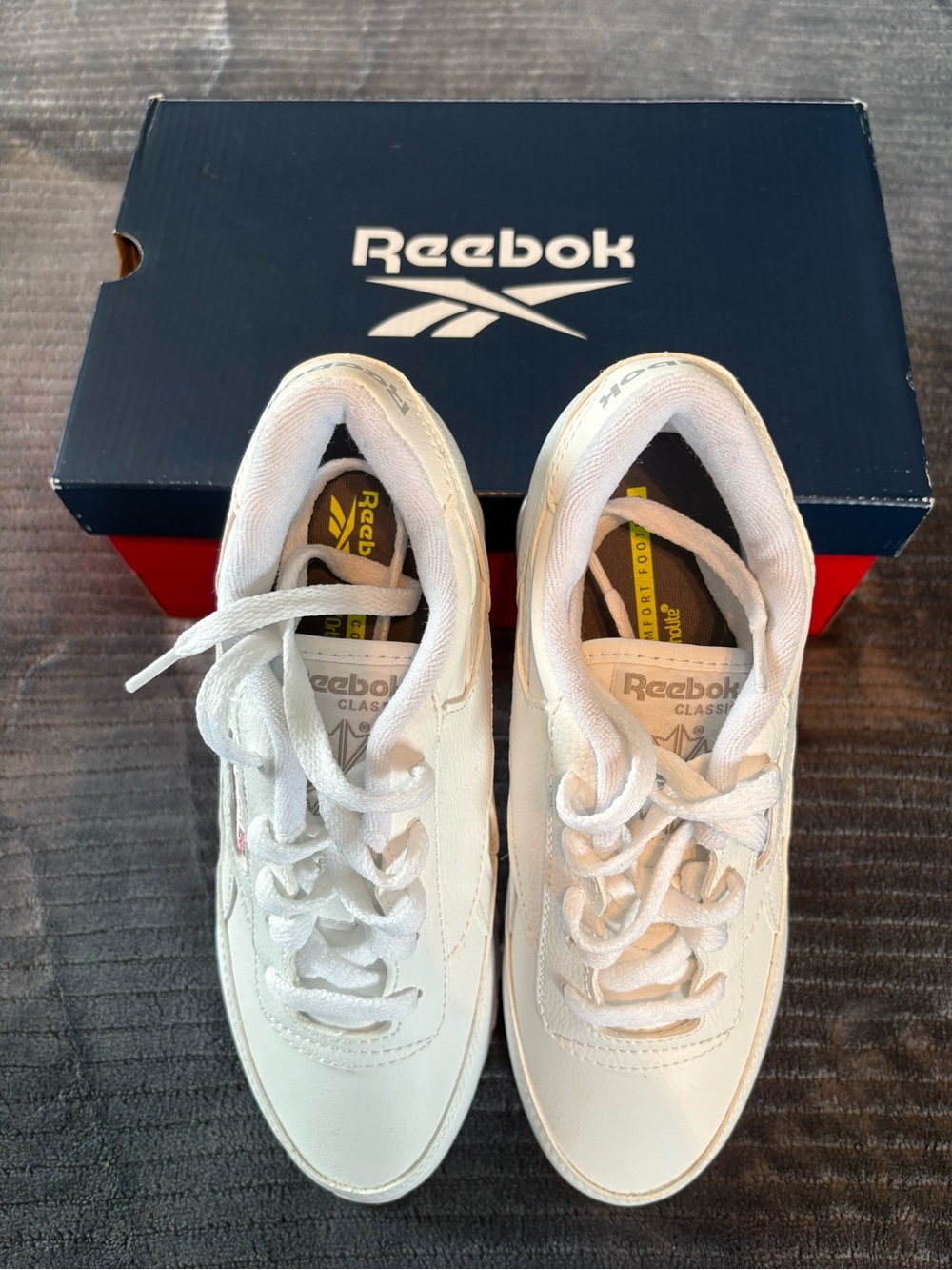 Reebok CL Renaissance Women’s White Leather Sneakers - NWOT